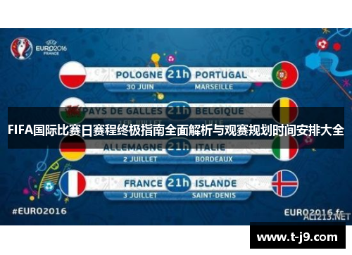 FIFA国际比赛日赛程终极指南全面解析与观赛规划时间安排大全