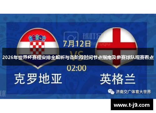 2026年世界杯赛程安排全解析与各阶段时间节点指南及参赛球队观赛看点